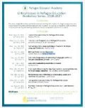Critical Issues in Refugee Education Workshop Series, 2020-2021