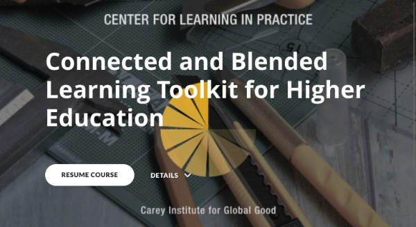 Connected and Blended Learning Toolkit for Higher Education